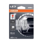 OSRAM LED SPULDZES W3x16q 2.5W RED W21W (x2gab) 4 gadi garantija 4052899359451 :: OSRAM LED W16W / W21W