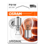 OSRAM Halogen bulbs (2x) P21W, 21W, 24V, 460Lm, ORIGINAL LINE series / 4050300925929 / 21-312