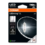 OSRAM LED C5W Lamp / 0.8W / 36mm / SV8.5-8 / 6000K / LEDriving / 4062172401159 / 21-5134 :: LED Number plate bulbs