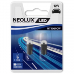 NEOLUX LED spuldzes (2gab.) W5W / Salona apgaismojums / W2.1x9.5d / 5W / 12V / 6000K - auskti balts / NT1061CW02B / 4052899477230 / 22-032 :: LED Diodes numura apgasimojumam