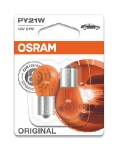 OSRAM Pagrieziena rādītāju spuldzes PY21W BAU15S ORIGINAL (x2) 4050300925462