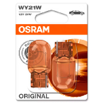 Halogēna spuldze WY21W, ORIGINAL LINE sērija (2x) / 21W / 280Lm / 12V / 4062172294881 / 21-071 :: OSRAM Pagrieziena rādītāju spuldzes / Stop signāla spuldzes