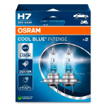 OSRAM H7 Комплект галогенных ламп (2шт.) COOL BLUE INTENSE (NEXT GEN) / 55W / 1500 Lm / 12V / до 5000К / 4062172387538 / 21-2835