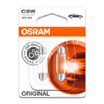 OSRAM halogēnās spuldzes C5W 5W ORIGINAL (x2) 4050300925622