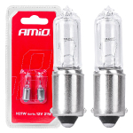 Halogen bulbs H21W / BAY9s / 12V / 21W / 2 pcs. / 5903293033579 / 25-2001 :: LED диоды для габаритных огней