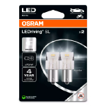 OSRAM LED P21W / 1,8W / 6000K / SL / WHITE / (2 шт.) / 4062172401210 / 21-5136