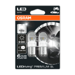 OSRAM LED лампы P21/5W, 2W, 12V, 6000K, LEDriving Premium SL серия / 4052899367975 / 21-0638