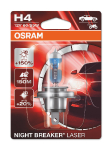 OSRAM H4 Halogēna spuldze NIGHT BREAKER LASER / 60-55W / 3900K / 1650/1000 Lm / spilgtums +150% / 4062172114431 :: OSRAM NIGHT BREAKER LASER