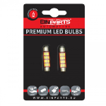 LED spuldzes C10W, 6000K, CANBUS / 5902537814578 / 25-2118 :: LED Diodes gabarītgaismām