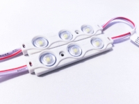 Светодиодный модуль 1.5W 12V со сферическими линзами / 6000k / 3 x SMD 2835 / IP65 / 70x15mm :: LED Светодиодный модуль