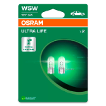 OSRAM Halogen auxiliary lamp W5W, 5W, 12V, ULTRA LIFE series, 4062172394734 / 21-3081 :: OSRAM галогеновые W3W / W5W